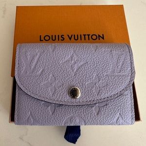 SOLD Louis Vuitton empriente Rosalie coin purse in iris